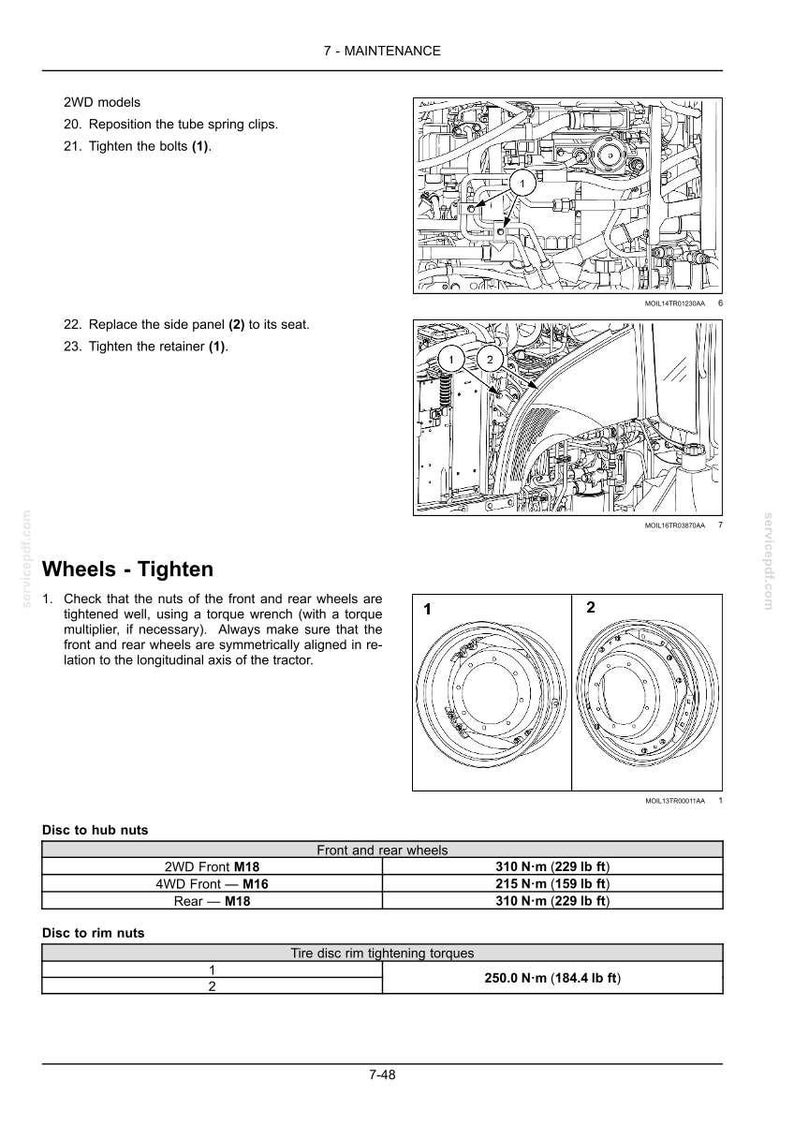 Steyr 4075, 4085, 4095, 4105, 4115 Kompakt Ecotech Tractor Operator Owners Operation Manual | Instant PDF Download image 7