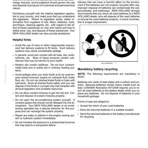 Pode incluir: Uma p&aacute;gina de documento em preto e branco intitulada 2-SAFETY INFORMATION, com se&ccedil;&otilde;es sobre ecologia, meio ambiente, reciclagem de baterias e reciclagem obrigat&oacute;ria. Inclui um s&iacute;mbolo de reciclagem e um s&iacute;mbolo de proibi&ccedil;&atilde;o com uma pessoa.