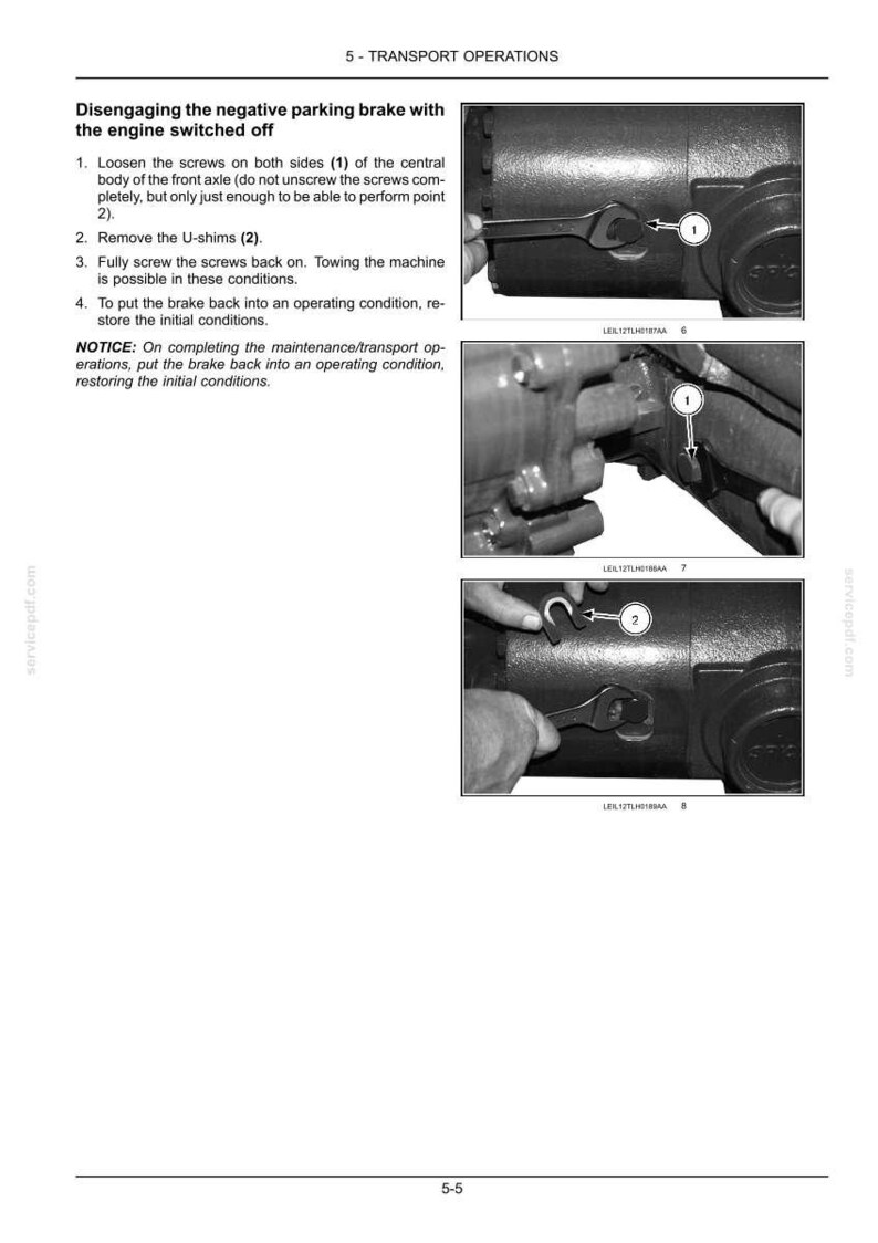 New Holland LM625 Telescopic Handler Operator Owners Operation Manual | Instant PDF Download image 8