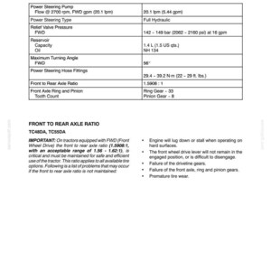 New Holland Tc48da, TC55DA Tractor Service Repair Workshop Manual PDF | Instant PDF Download image 7