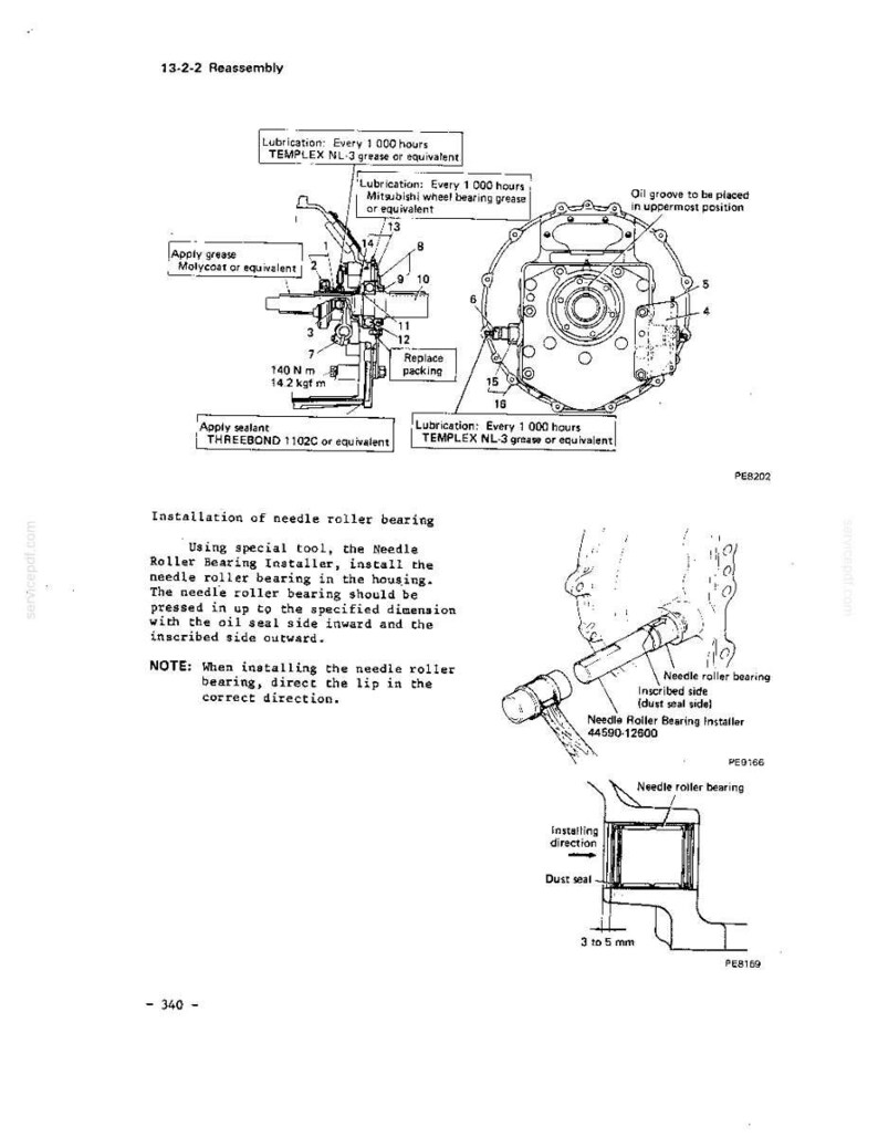 Mitsubishi 8dc8, 8DC9 DC Diesel Engine Service Repair Workshop Manual | Instant PDF Download image 11