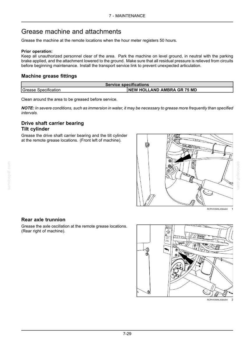 New Holland W110C Wheel Loader Operator Owners Operation Manual | Instant PDF Download image 8