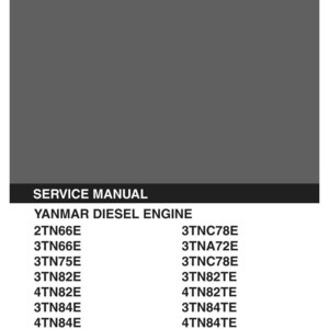 Yanmar 2tn66e, 3tn66e, 3tna72e, 3tn75e, 3tnc78e, 3tn82e, 3tn82te, 3tn84e, 3tn84te, 4tn82e, 4TN82TE, 4TN84E, 4TN8 Engine Service Manual image 3