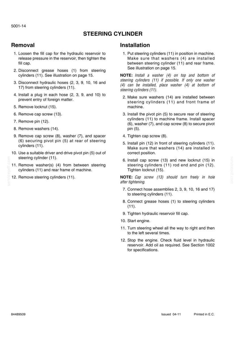 New Holland W230C Wheel Loader Service Repair Workshop Manual | Instant PDF Download image 6
