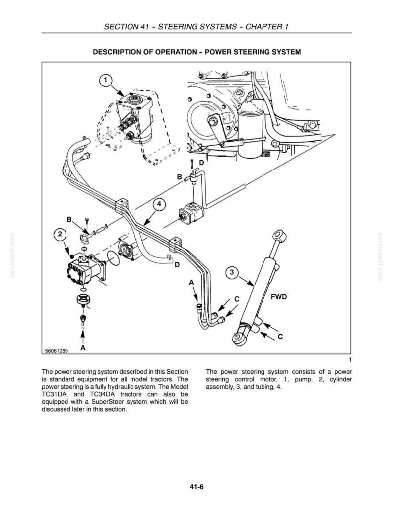 New Holland TC31DA, TC34DA Tractor Service Repair Workshop Manual | Instant PDF Download image 8
