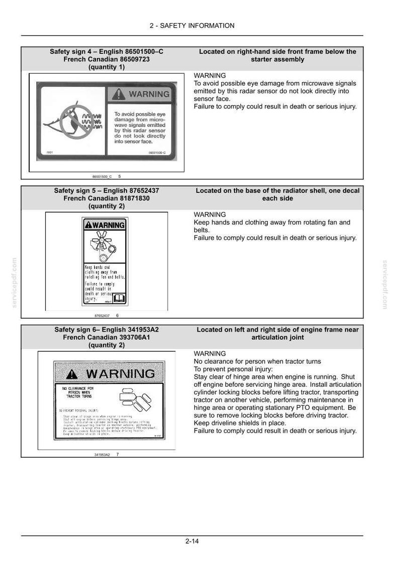 New Holland TV6070 Tractor Operator Owners Operation Manual Manual | Instant PDF Download image 4