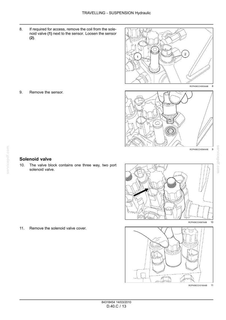 New Holland T8010, T8020, T8030, T8040, T8050 Tractor Service Repair Workshop Manual | Instant Pdf Download image 10