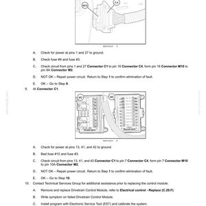 Op de afbeelding: Diagram van distributiesysteemfoutcodes, met connectordiagrammen en probleemoplossingsstappen. Tekst bevat instructies voor het controleren van stroom, zekeringen en circuits, met probleemoplossingsstappen en contactgegevens.