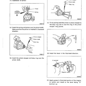 Manual de servicio y reparación para la excavadora hidráulica Kobelco MD240C / Descarga instantánea en PDF imagen 8