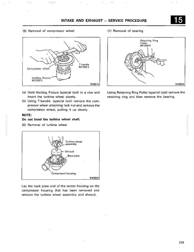 Mitsubishi 6d14, 6d14t, 6d15, 6d15-T, 6D16, 6D16-T Industrial Diesel Engine Service Repair Workshop Manual | Instant PDF Download image 8