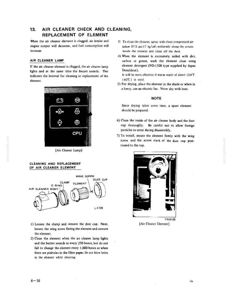 Kobelco MD240B LC Hydraulic Excavator Operator Owners Operation Manual | Instant PDF Download image 8