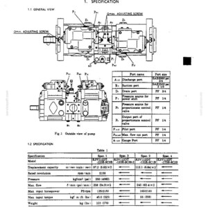 Kobelco SK270LC IV hydraulisk grävmaskin, service och reparation, verkstadsmanual | Direkt PDF-nedladdning bild 8