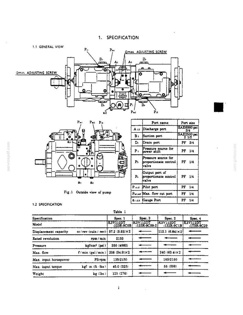 Kobelco SK270LC IV hydraulisk grävmaskin, service och reparation, verkstadsmanual | Direkt PDF-nedladdning bild 8
