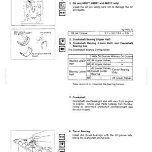 Isuzu 4bb1, 4bd1, 6bb1, 6bd1, 6bg1, 4bd1t, 6BD1T, 6BG1T Industrial Diesel Engine Service Repair Workshop Manual | Instant PDF Download image 7