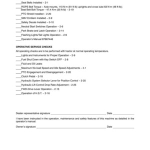 New Holland T2210, T2220 Tractor Operator Owners Operation Manual | Instant PDF Download image 11