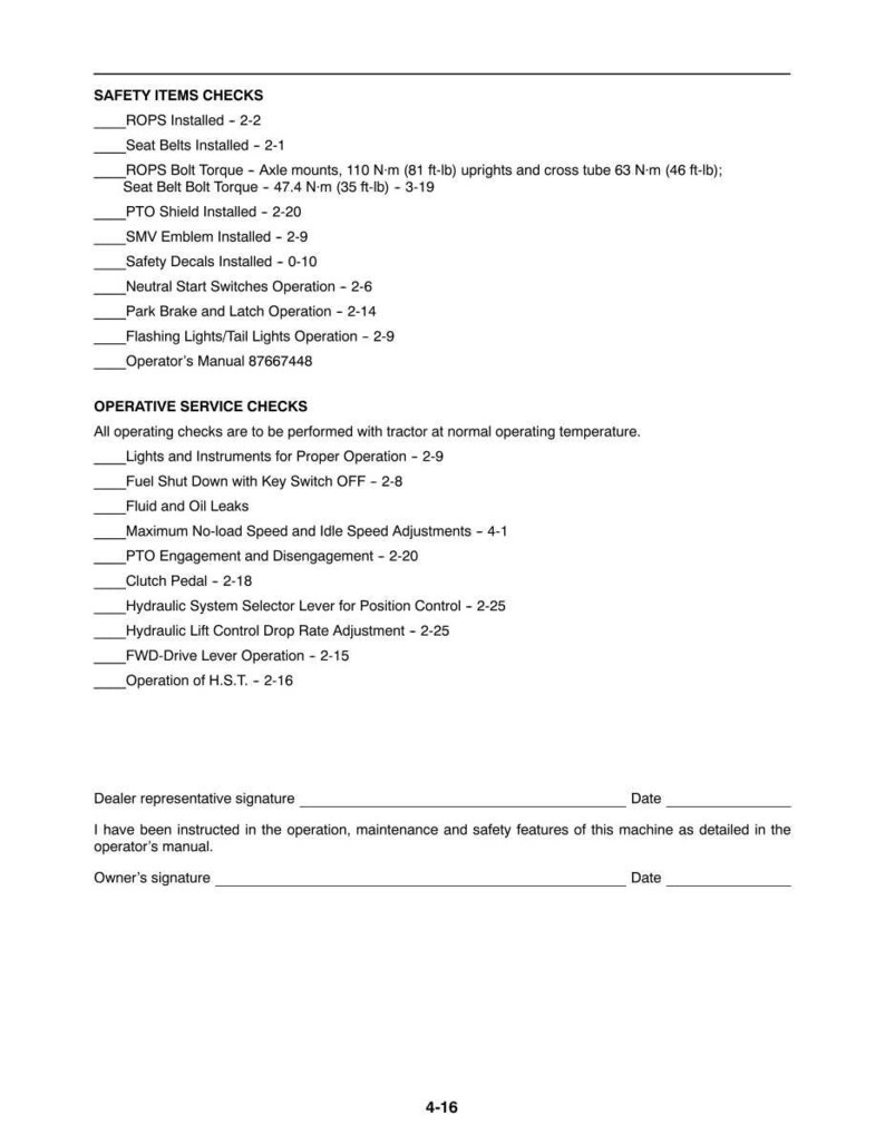 New Holland T2210, T2220 Tractor Operator Owners Operation Manual | Instant PDF Download image 11