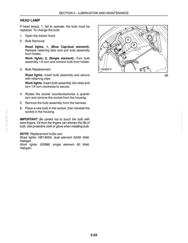 New Holland Boomer 3040, 3045, 3050 Tractor Operator Owners Operation Manual | Instant PDF Download image 8