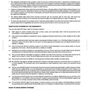 Ford LS25-12.5G Yard Tractor Operator Owners Operation Manual | Instant PDF Download image 10