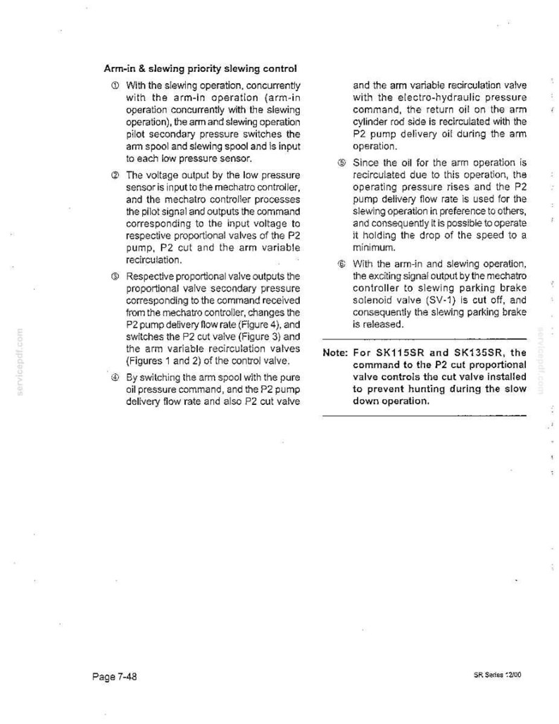 Kobelco Sr70, Sr115, Sr135, Sr200, SR235, SR Series Excavator Service Repair Workshop Manual | Instant PDF Download image 8