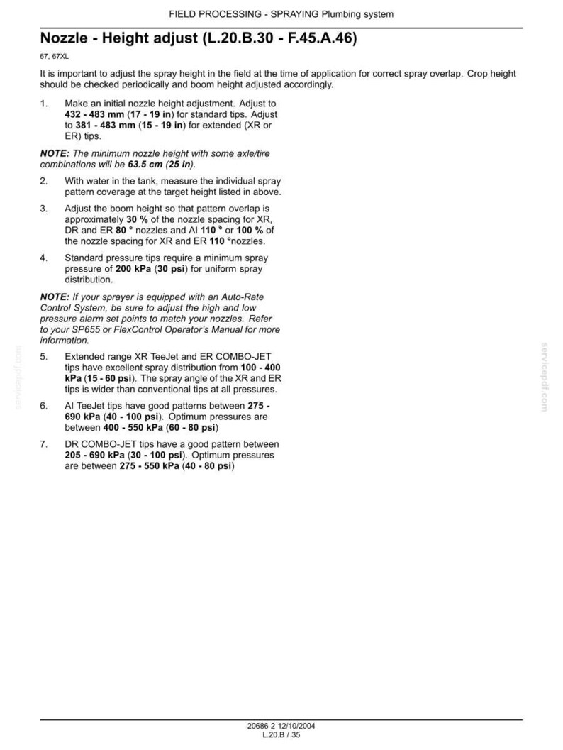Flexi-Coil 67, 67XL Sprayer Service Repair Workshop Manual | Instant PDF Download image 9