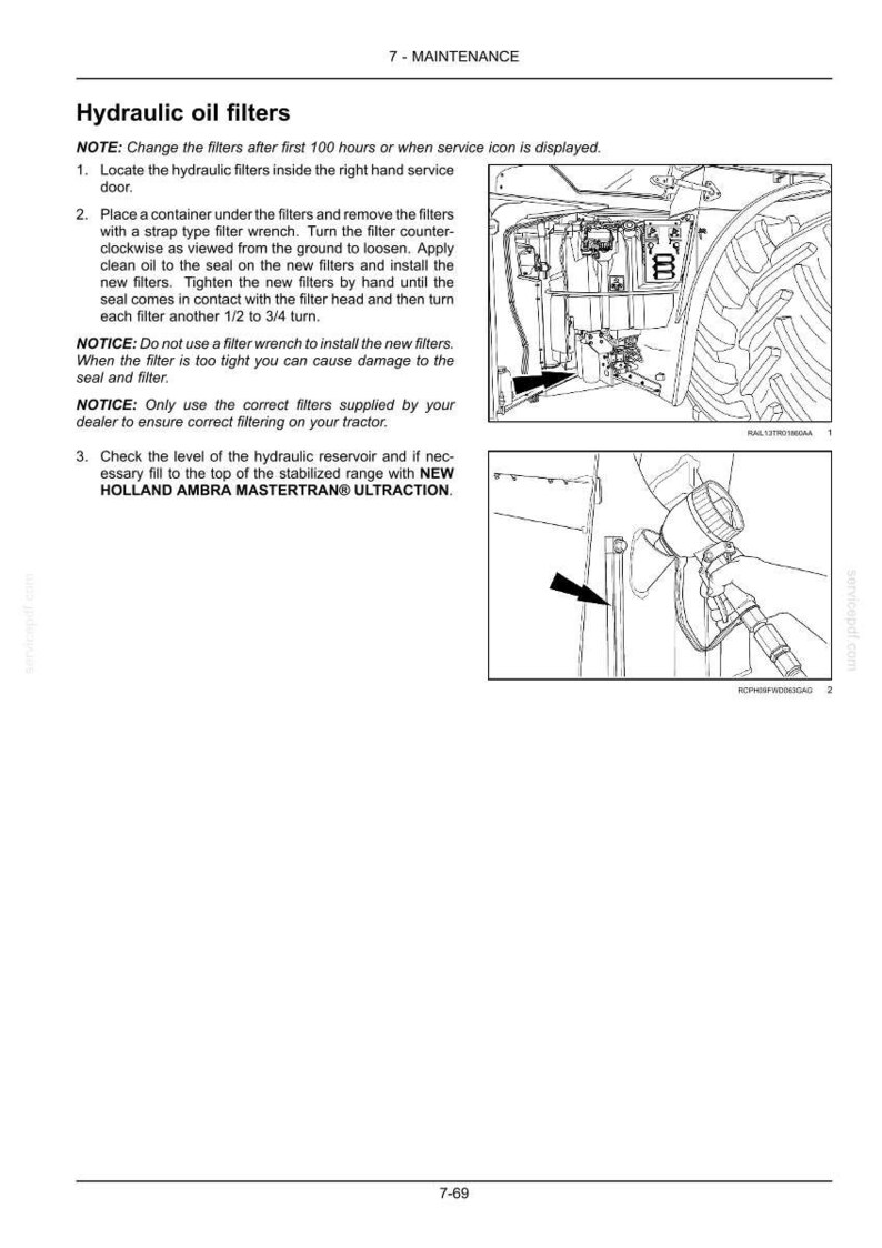 New Holland T9.435, T9.480, T9.530, T9.565, T9.600, T9.645, T9.700 SmartTrax Tier 4B (final) Tractor Operator Owners Manual | Pdf Download image 9