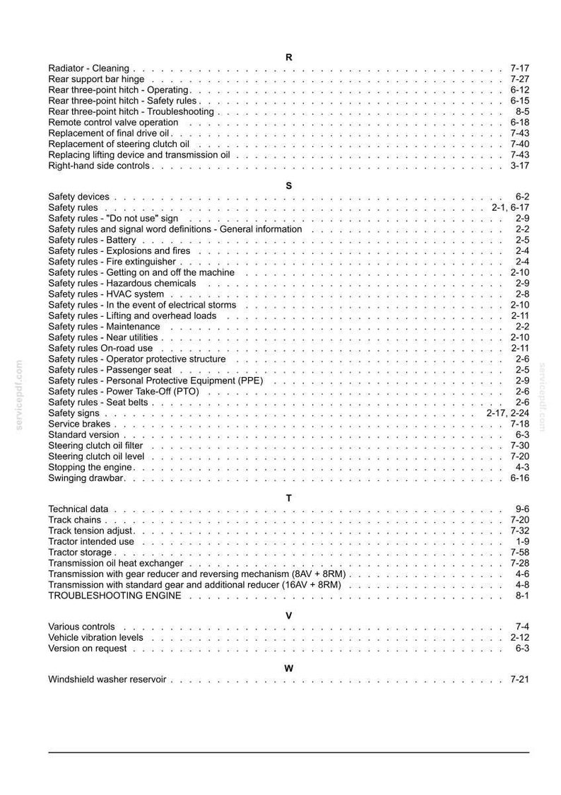 Manual de operación y mantenimiento del tractor New Holland TK4030V, TK4050, TK4050M, TK4060 / Descarga instantánea en PDF imagen 11