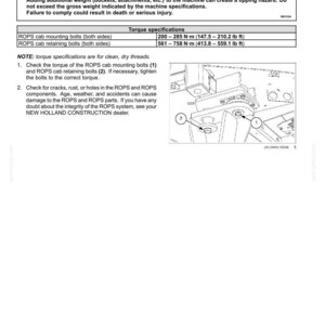 New Holland W190D Stage IV Wheel Loader Operator Owners Operation Manual | Instant PDF Download image 9