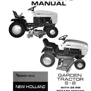 New Holland S-8 Garden Tractor Operator Owners Operation Manual | Instant PDF Download image 3