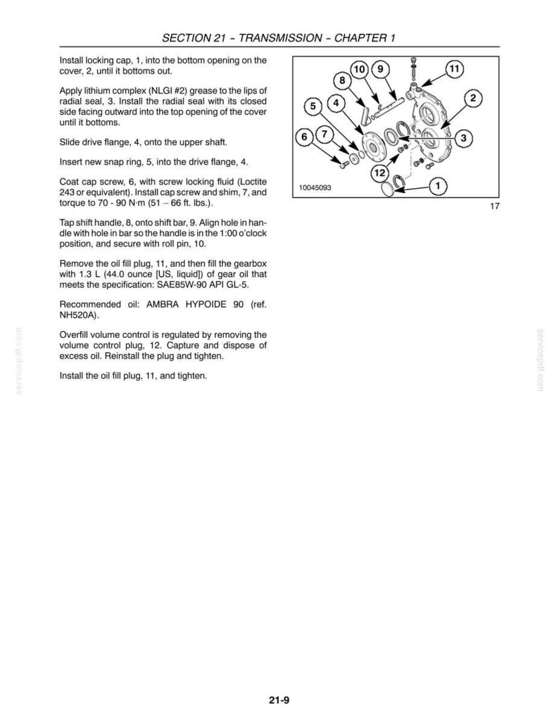 New Holland 346w, 356W, 366W Forage Pickup Head Service Repair Workshop Manual | Instant PDF Download image 5
