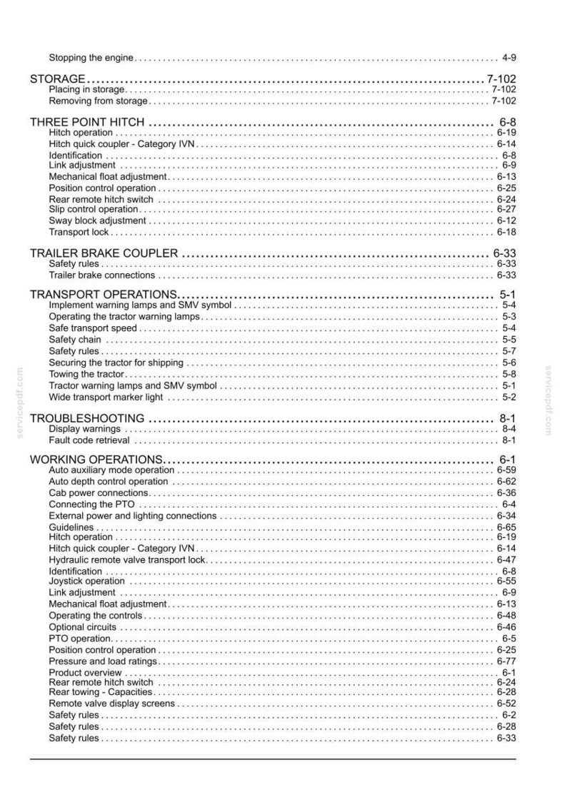 New Holland T9.390, T9.450, T9.505, T9.560, T9.615, T9.670 Tier 4 Tractor Operator Owners Operation Manual | Instant Pdf Download image 11