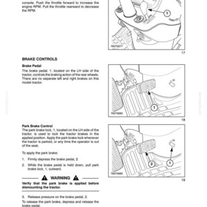 New Holland T1110, 230GM Tractor Operator Owners Operation Manual | Instant PDF Download image 5