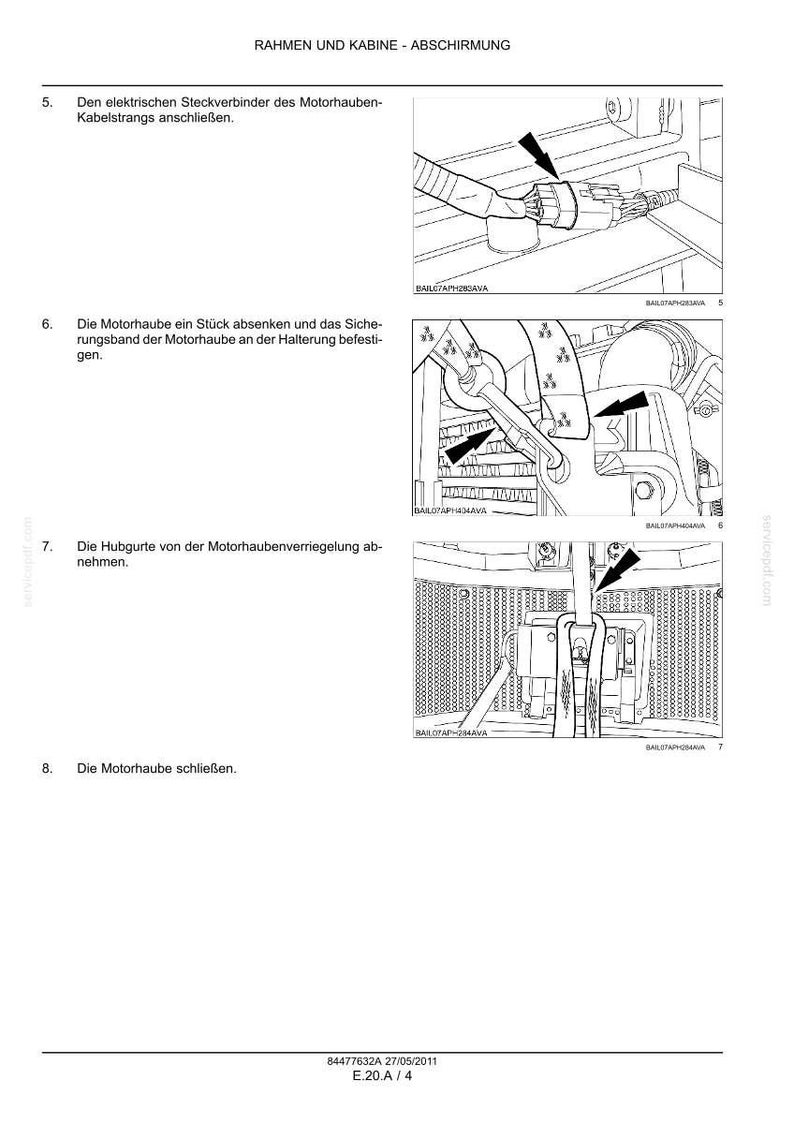 Steyr Cvt 6130, CVT 6145, CVT 6160 Traktor Wartungshandbuch Reparatur Werkstatthandbuch | PDF-Download image 11