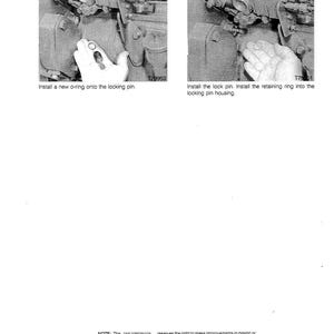 May include: Installation diagram with two steps. Step 71 shows a hand installing a new o-ring onto a locking pin. Step 72 shows a hand installing a lock pin and retaining ring into the locking pin housing. Text includes "Installation", "STEP 71", "STEP 72", and "Revised 2-92".