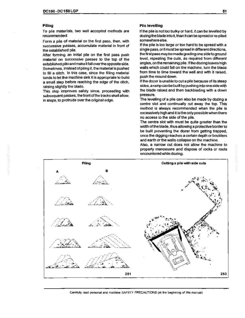 Manual de operación y mantenimiento para el operador de la New Holland DC150, DC150 LGP Construction / Descarga instantánea en PDF imagen 8