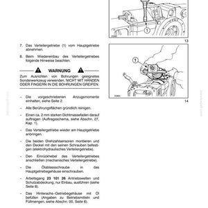 Steyr 4065, 4075, 4085, 4095 Kompakt Traktoren Wartungshandbuch Reparatur Werkstatthandbuch | PDF-Download image 5