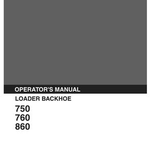 Kobelco 750, 760, 860 Loader Backhoe Operator Owners Operation Manual | Instant PDF Download image 2