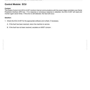 May include: A white document with black text detailing fault codes for electrical systems. The text includes "3245 (DTC E51D) - ECU internal failure - Query/response communication errors" and instructions for troubleshooting.
