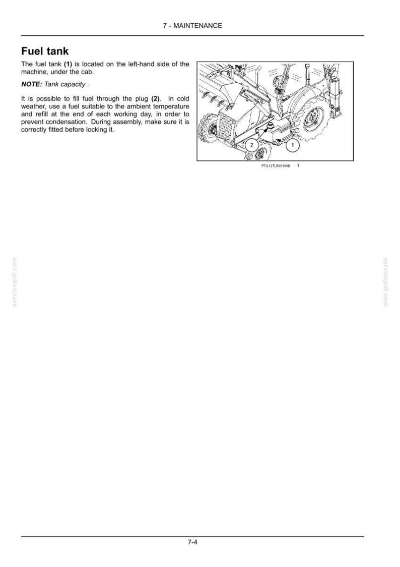 New Holland B80B Backhoe Loader Operator Owners Operation Manual | Instant PDF Download image 7