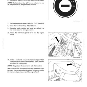 Lådskonstruktion DV36D, DV45CD, DV45D Tier 4B (slutgiltig) Vibrationsvals Bruksanvisning bild 6