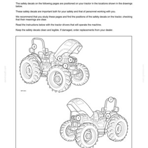 New Holland TN85A, TN95A Tractor Operator Owners Operation Manual | Instant PDF Download image 4