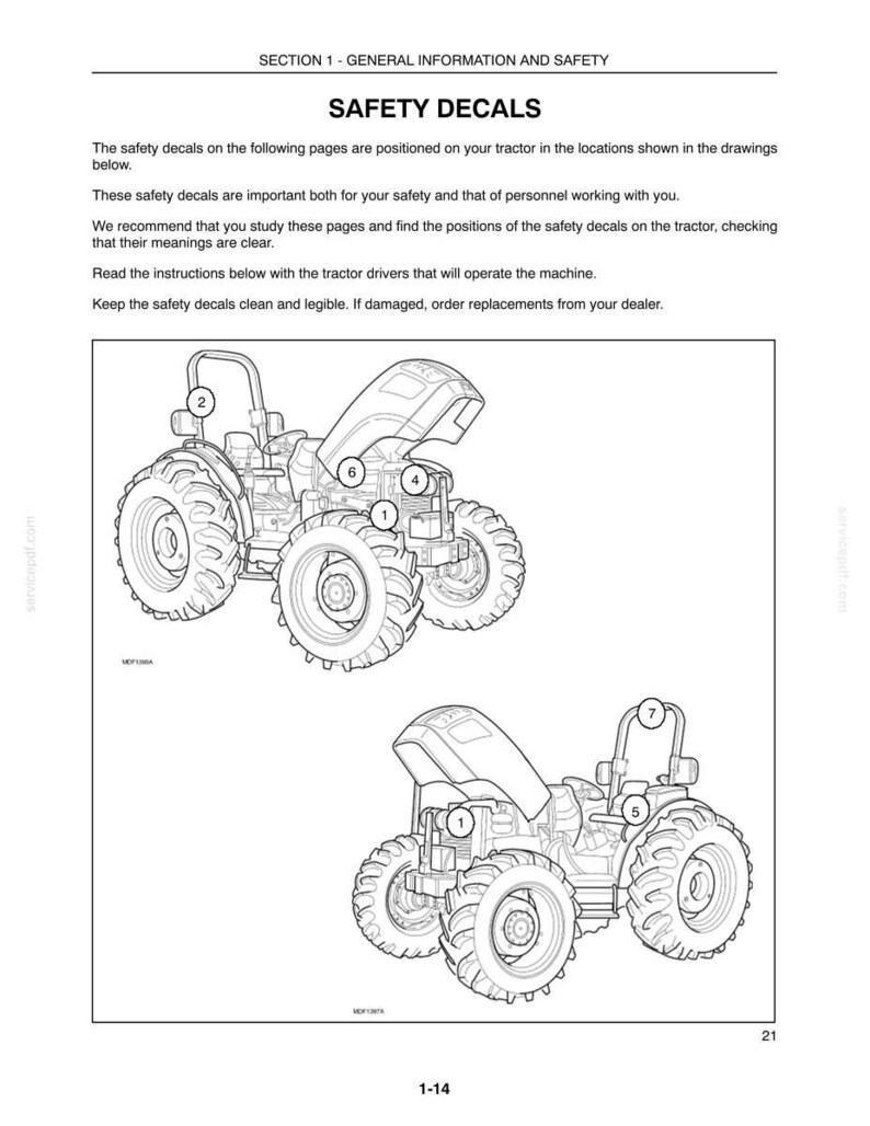 New Holland TN85A, TN95A Tractor Operator Owners Operation Manual | Instant PDF Download image 4