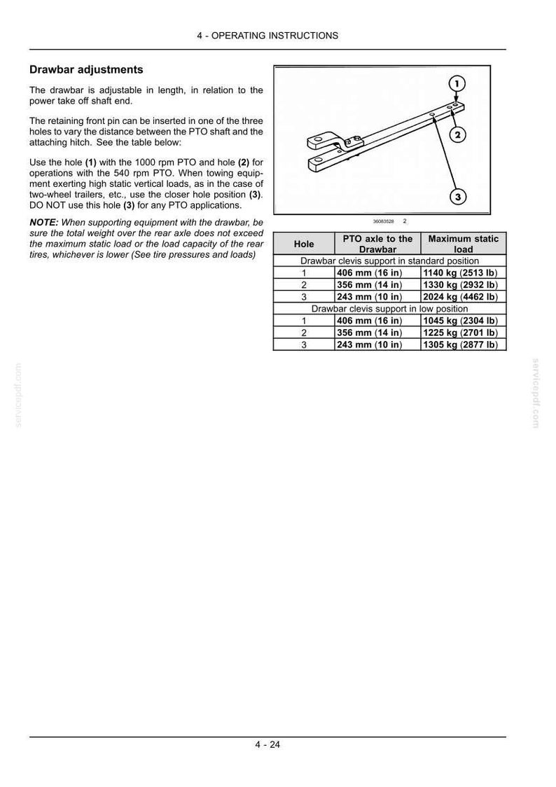 New Holland Ts6020, TS6030, TS6030HC traktorförarmanual | Omedelbar PDF-nedladdning bild 7