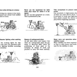 Kobelco LK350-II Wheel Loader Operator Owners Operation Manual | Instant PDF Download image 6