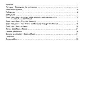 K&ouml;nnte beinhalten: Eine Seite aus einem Handbuch mit den &Uuml;berschriften &bdquo;Inhalt&ldquo; und &bdquo;Einf&uuml;hrung&ldquo;. Das Inhaltsverzeichnis umfasst &bdquo;Vorwort&ldquo;, &bdquo;Sicherheitsregeln&ldquo; und &bdquo;Grundlegende Anweisungen&ldquo;. Das Dokument ist vom 06.10.2011.