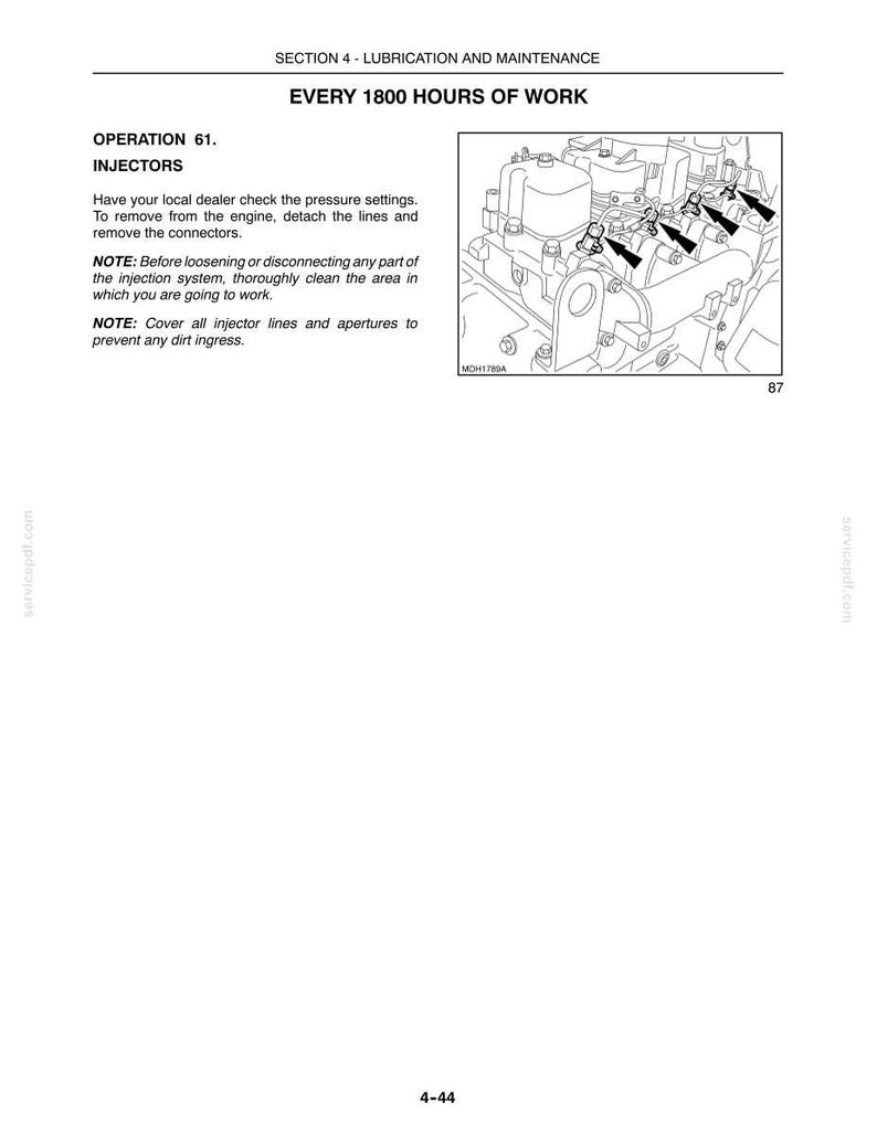 New Holland T4020, T4030, T4040, T4050 Deluxe, SuperSteer Tractor Operator Owners Operation Manual | Instant Pdf Download image 9