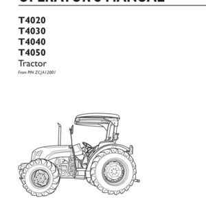 New Holland T4020, T4030, T4040, T4050 Tractor Operator Owners Operation Manual | Instant Pdf Download image 3