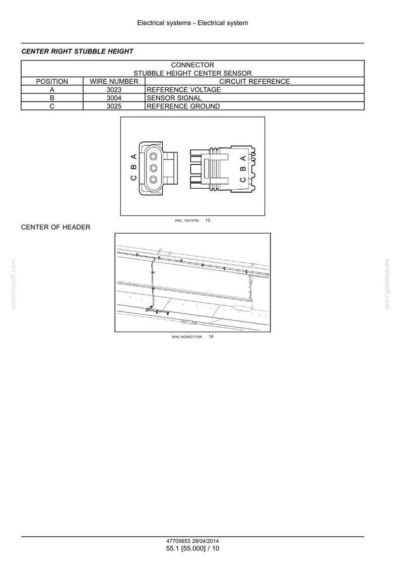 Case 3050 Spannmålsskärbord Service Reparation Verkstadsmanual | Direkt PDF-nedladdning bild 6