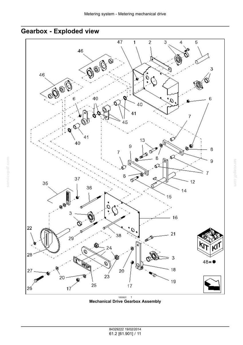 Manual de servicio y reparación para carros neumáticos Flexi-Coil 1740, 2340, 2850, 3350, 3850 y 4350 / Descarga instantánea en PDF imagen 10