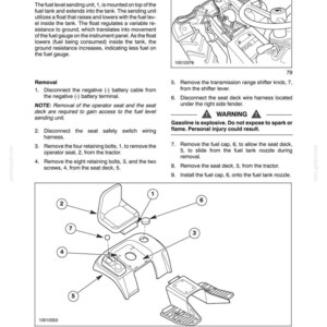 New Holland Gt18, GT20, GT22 Garden Tractor Service Repair Workshop Manual | Instant PDF Download image 7