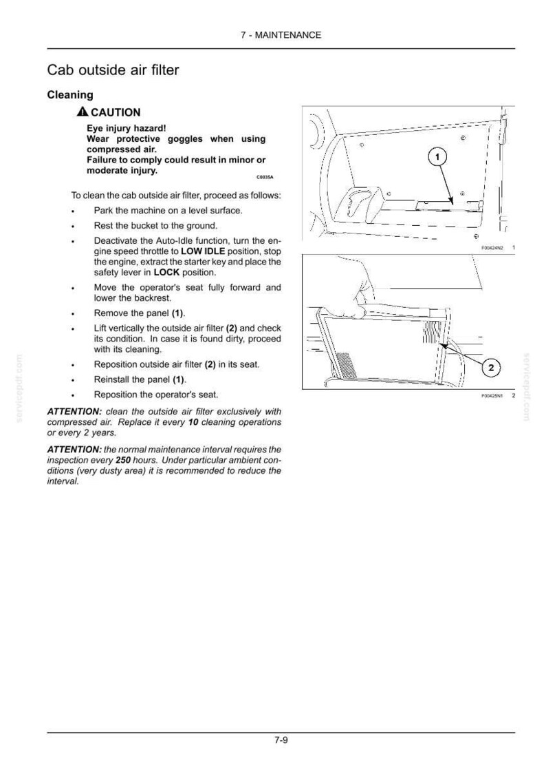 New Holland WE150B Hjulgrävmaskin, bruksanvisning | Direkt PDF-nedladdning bild 8